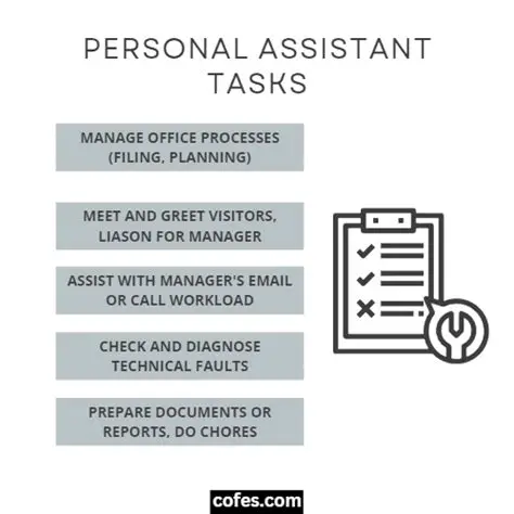 Comprehensive Guide to Personal Assistant Tasks and Responsibilities