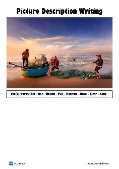 Picture description worksheets