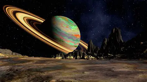 Planet Saturn 3D Screensaver