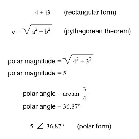 Polar Form to Rectangular Form