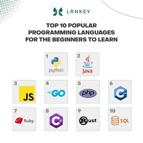 Popular Programming Languages for Beginners