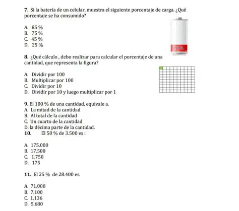 Porcentajes en la Vida Real