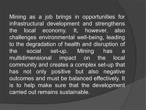 Positive Impact of Mining on Local Communities
