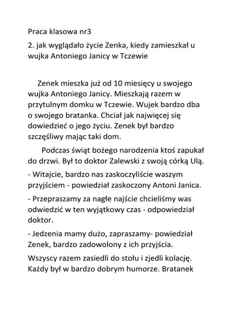 Prace Klasowa z Geografii SP2