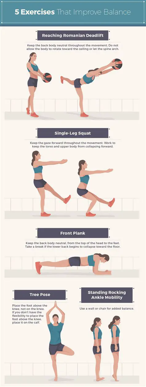 Practice balance exercises