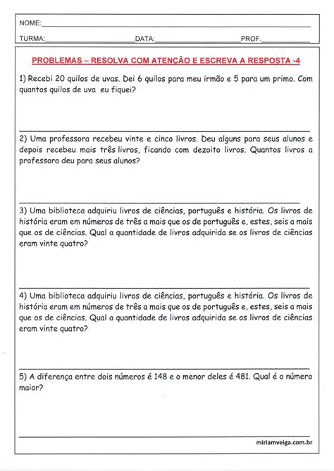 Pratique e resolva problemas