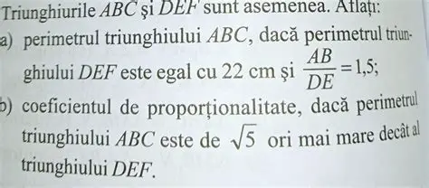 Precizarea Elementelor Triunghiului DEF