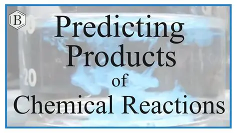 Predicting the outcome of chemical reactions