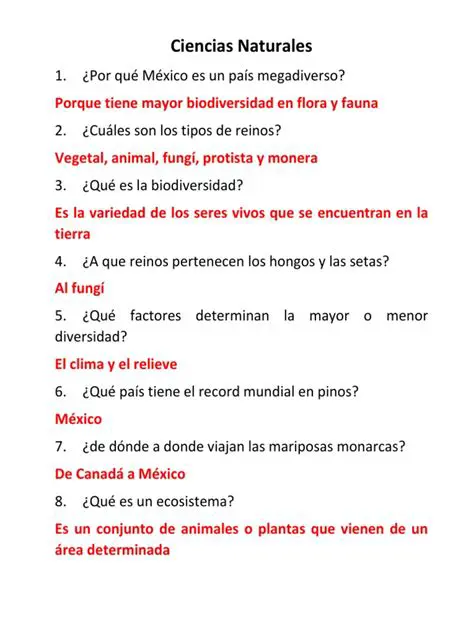 Preguntas de la Naturaleza