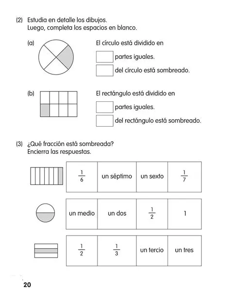 Preguntas sobre Fracciones