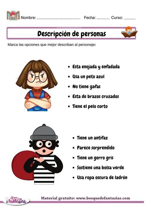 Preguntas sobre los Personajes