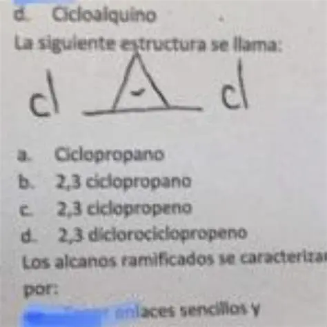 Preguntas y respuestas sobre el ciclopropano