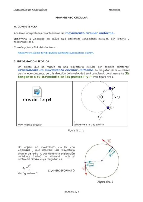 Preguntas y Respuestas sobre el Movimiento Circular