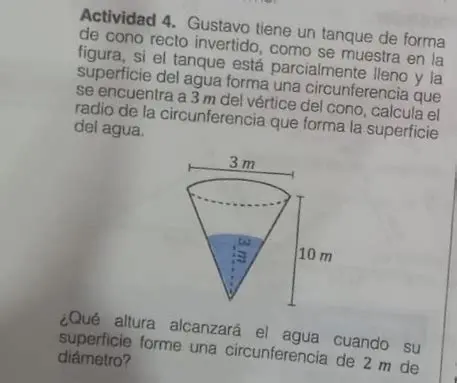 Preguntas y Respuestas sobre el Tanque con Forma de Cono Invertido