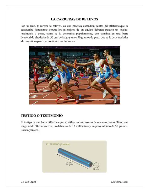 Preguntas y respuestas sobre fracciones en la carrera de relevos