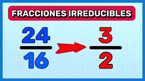 Preguntas y respuestas sobre fracciones irreducibles y porcentajes