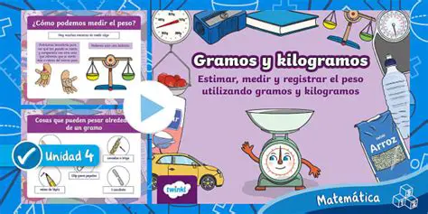 Preguntas y respuestas sobre gramos y kilogramos