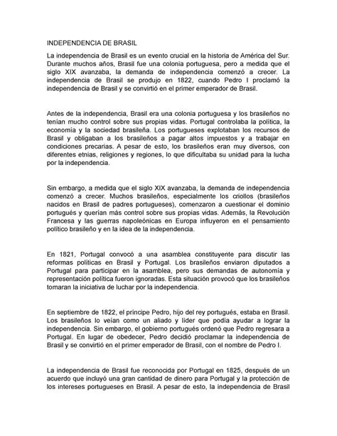 Preguntas y Respuestas sobre la Bandera de la Independencia de Brasil