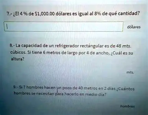 Preguntas y respuestas sobre la capacidad de un refrigerador rectangular