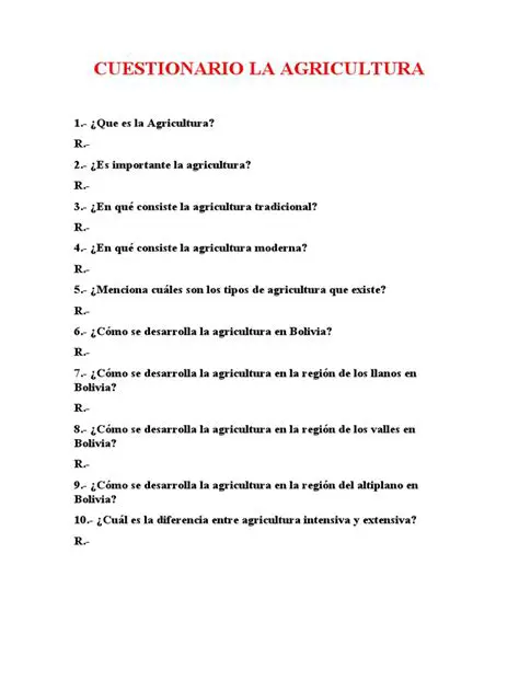 Preguntas y Respuestas sobre la Luna y la Agricultura