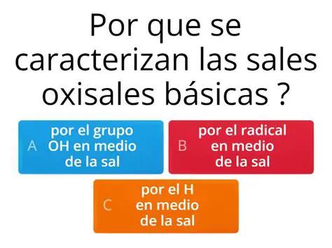 Preguntas y Respuestas sobre las Sales Oxisales