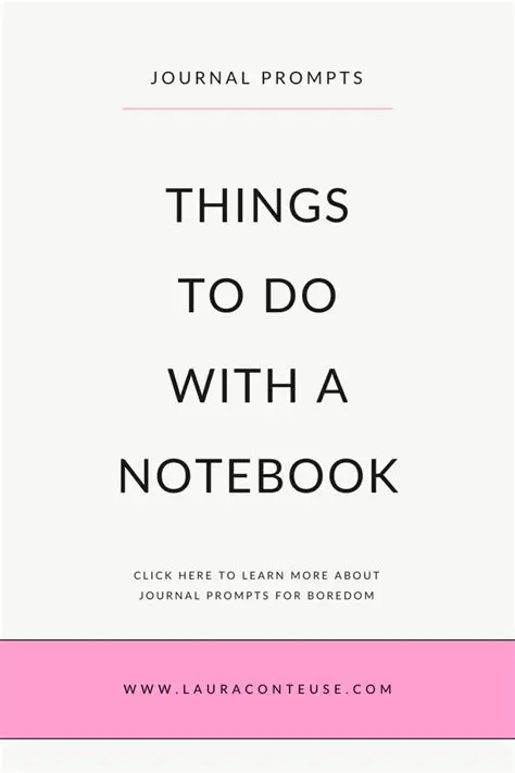 Prepare a special notebook