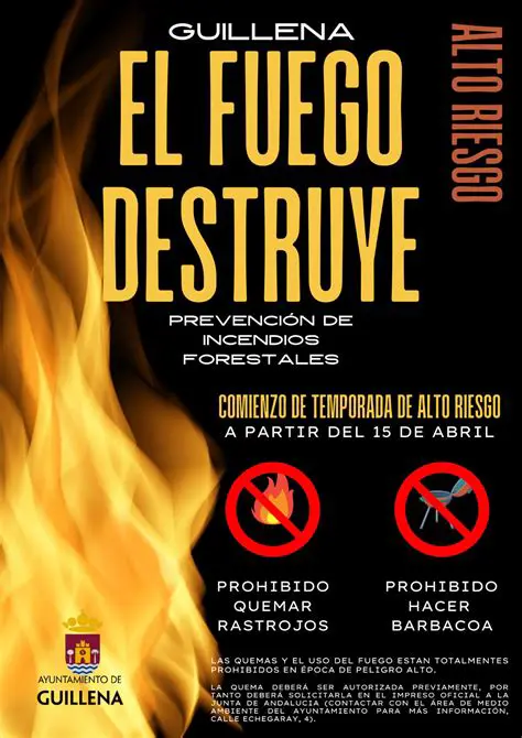 Prevenir el fuego de origen humano