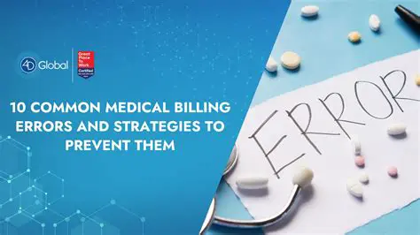 Prevent medical billing errors