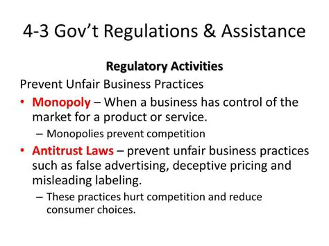 Prevent unfair business practices