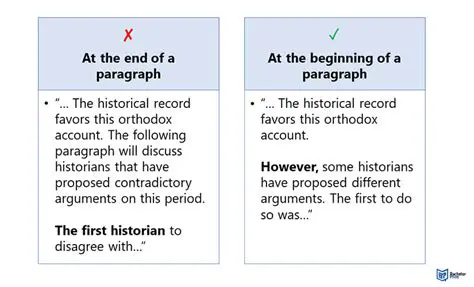 Previous sentences or paragraphs