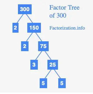 Prime Factorization of 300