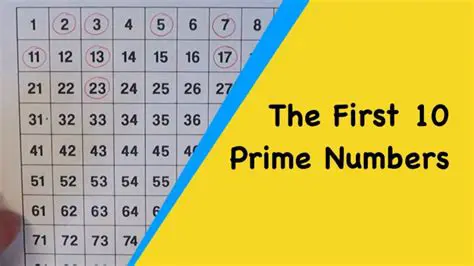 Prime Numbers between 2 and 10
