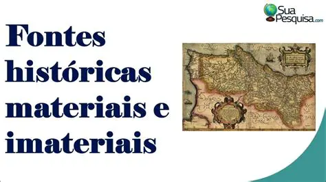 Principais fontes utilizadas pelos historiadores