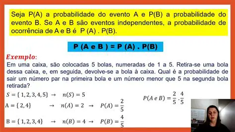 Probabilidade de eventos independentes