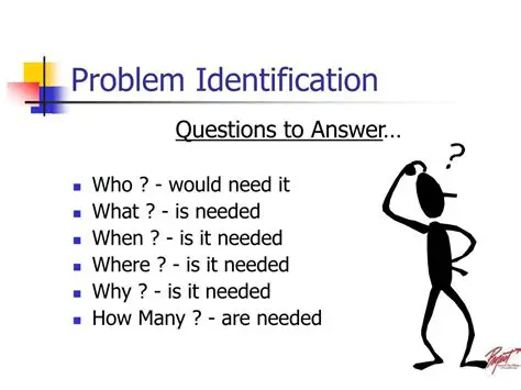 Problem Identification in a Sentence