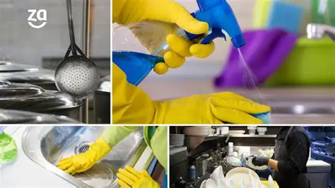 Produtos de limpeza de cozinha