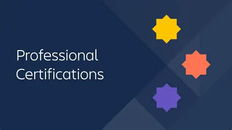 Professional certification courses