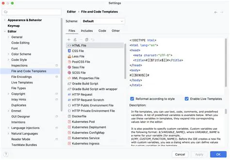 Project and Code Templates