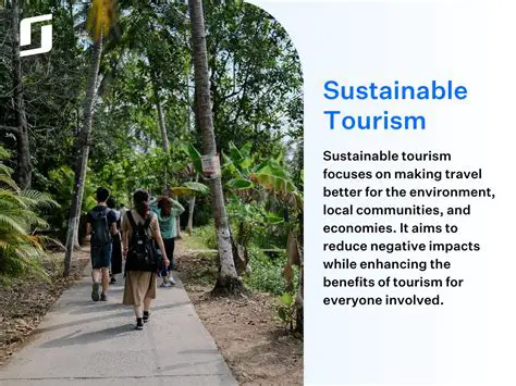 Promote sustainable tourism practices