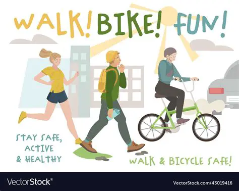 Promote walking and cycling