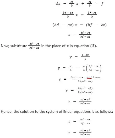 Proof of System of Equations B