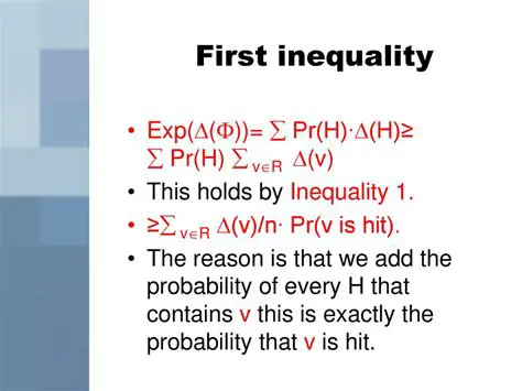 Proof of the First Inequality