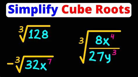 Properties of Cube Roots and Exponents