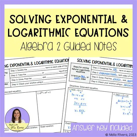 Properties of Exponential and Logarithmic Equations