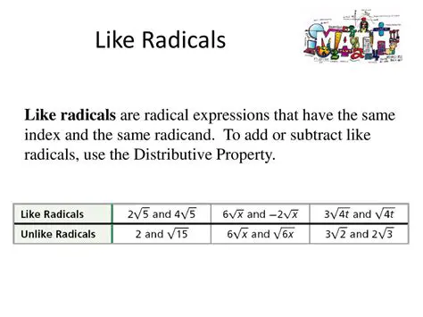 Properties of Like Radicals
