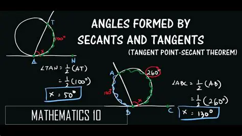 Properties of Tangents and Angles