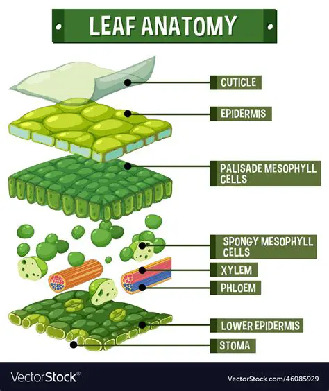 Properties of the Leaf Allowing It to Be Affected by Air Resistance