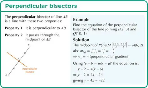 Properties of the Perpendicular Bisector