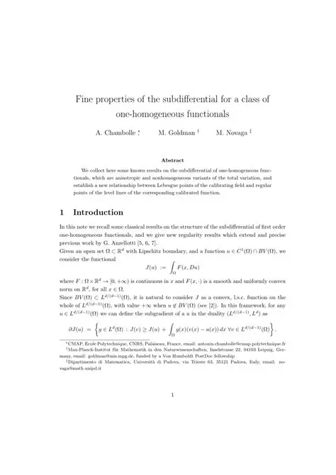 Properties of the Subdifferential