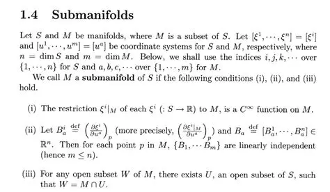 Properties of the Submanifold